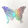 Adesivos de parede 12 pçs borboletas 3D borboleta oca colorida para quartos de crianças decoração de geladeira para casa faça você mesmo arte mural mural decoração do quarto 230808