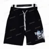 Designer Mode Casual Vêtements A Miri Shorts Crack Lettre Imprimé Shorts À La Mode Hommes Lâche Classique Lettre Brodé Tassel84