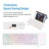 RK Royal Kludge RK61 Wireless Bluetooth Mechanical Tangentboard 61 Keys 60% Ultra-Compakt Dual Mode RGB Bachot-sklit Gamer Keyboards HKD230808