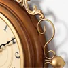 Wall Clocks 2023 Retro Clock Aesthetic Pointers Luxury Modern Watch Quartz Classic Elegant Reloj Pared Living Room Decoration