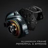 ベイトキャスティングリールPiscifun alijoz 300ロープロファイルベイトキャスティングリール15kgマックスドラッグ81ベアリングアルミニウムフレーム淡水塩水釣りリール230807