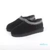 Дизайнер -Платформа снежного ботинка Женщина зимняя ботинка ботинки сапоги Tazz Shoes hestnut Black 2023