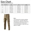 Men's Pants Trousers Tactical Outdoor Cargo With Multi Pockets Lightweight Quick Dry Casual Straight For Work Hiking