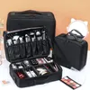 Sacos cosméticos casos oxford pano maquiagem saco grande capacidade com compartimentos para mulheres viagem caso cosmético 230808