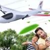 LED Flying Toys FX818 24G EPP Remote Control RC Airplane Glider Toy With Light Kids Gift 230807