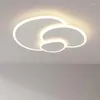 Lampadari Soggiorno nordico Lampadario a soffitto a led in metallo verniciato Lampadario moderno a forma di ciottoli Luci dimmerabili Luminarias per interni