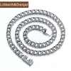 Chaînes collier pendentif pur 925 en argent Sterling hommes femmes chaîne cubaine tête de tigre Version large bijoux de mode 2023 N11