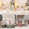 Christmas Angel Girl Dekoracje świąteczne do ozdób domowych Natal Xmas Tree Pandent Plush Doll Navidad Prezenty dla dzieci L230620