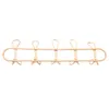 Hangers 3X Large Rattan Wall Hooks Clothes Hat Hanging Hook Crochet Cloth Holder Organizer Decor For Home