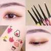 Eye ShadowLiner Combination Colorful Eyeliner Pen Extremely Fine Waterproof Non Smudging White Brown Plain Face Beginner's Gel Pen White Eyeliner EyeMakeup 230807