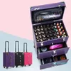 Valises Professionnel Grande Capacité Mallette De Maquillage Trolley Bagages Artiste Spécial Beauté Boîte De Rangement Des Ongles Out Door Broderie Outil 2023