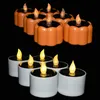 Candles Flicker Flameless Rechargeable LED Light Solar Tea Lamps Bedroom Living Home Bar Decoration Supplies 230808