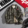 Doudoune Surpeme Jacket 남자 위장 Denim Supre 재킷 슬림 한 Camo Jean for Man Trucker Jackets 외부웨어 코트 회전