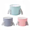 Foot Care Foldable Foot Tub Portable Bath Bag Bucket Washing Outdoor Travel Insulation Dormitory Basin Bathroom Foot Soak Bathtub Bucket 230808