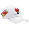 Ball Caps Bad Bunny Base Baseball Cap вышитая хлопчатобумажная, регулируемая папа шляпа Summer Women Peach Beed Cap Trucker Hats J230807