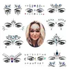 Nail Art Decorations Rhinestone Festival Face Jewels Sticker Fake Tattoo Stickers Body Glitter Tattoos Gems Flash For Music Party Ma Dhwxn