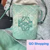 Quatily New New French Style Straw Bag 수제 여성의 직조 가방 버킷 가방 어깨 메신저 가방 여름 도매