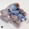 豪華な人形の子供象の柔らかい枕
