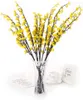 Dekorativa blommor 5 PCS Artificial Plum Blossom Wintersweet Long Stem Plastic Home El Office Wedding Party Garden Decor 27.5 '' Hög