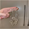 Stud Liefde Oorbellen Lange Hanger Korea Mode Trendy Persoonlijkheid Prachtig Ontwerp Voor Vrouwen Sieraden Groothandelstud Drop Delive Dhgarden Dhlxx