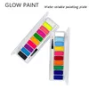 Body Paint 10 Colors Water Activated Eyeliner UV Light Neon Face Body Glow Paint Halloween Party Fancy Dress Beauty Makeup 230807