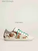 Sneaker di marca italiana Super star Scarpe da donna Stampa leopardata Scintillio rosa-oro Classico bianco Do-old Dirty Design ity Mju gOlDeNsgOoSeItYssNeAkEr E09V