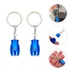 Storage Bottles Bags Ash Key Holder Pet Ornament Metal Hanging Charm Mini Container Keychain Cremation