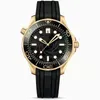 Men de gamme haut de gamme 007 Mouvement mécanique Montre-bracelettes Wrist Mens Watch 42mm 2813 Business Automatic Casual Watch Black Céramique Céramique Montres de haute qualité Lumineuses