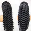 Missanna 16-32 cala 13x6 luźna fala głębokiej koronki przednia peruka 250 gęstości 4x4 5x5 6x6 Brazylijska Remy Human Hair