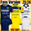 23 24 Hellas Verona 120e verjaardag voetbalshirts Kevin Lasagna Cyril Ngonge Thomas Henry Yayah Kallon Djuric2023 2024 Adolfo Gaich Simone Verdi Voetbalshirt