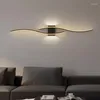 Lampa ścienna 1set luksusowy minimalistyczny pasek salonu kratka kratka