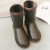 Stiefel Mode Wasserdichte Schnee Echtes Schaffell Leder Frauen Winter 100 Natürliche Pelz Warme Wolle Frauen Große Größe 230807