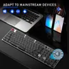 Drahtlose mechanische Tastatur, ultradünn, 104 Tasten, einzelne Hintergrundbeleuchtung, unterstützt Bluetooth/Typ-C für Android Windows Desktop Laptop PC HKD230808