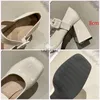 ドレスシューズLazyseal 8cm Heil Heel Mary Janes Women Shoes Platform Square Toe Patent Leather Buckle Gladiator Sandal for Ladies Plus Size 44 230807