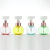 Storage Bottles 1PC 300ml Liquid Soap Dispenser Foaming Pump Flower Shape Foam Empty Bottle Plastic Clear Shower Gel Bathroom Products