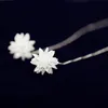 Stud Long Buz Çiçeği 925 Kadınlar İçin Gümüş Küpe Küpe Moda Takı Sterlingsilverjewelry Pentientes 230807