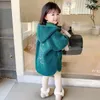 Vestes filles manteau automne et hiver 2023 Style occidental bébé vêtements enfants coréen laine d'agneau haut épaissi