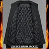 メンズジャケットプラスサイズ6xl 7xl 8xl厚い温かいバーシティジャケットコートメンズウィンドブレイカーストリートウェア冬のフリースジャケット