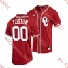 Oklahoma Sooners Baseball Jersey Bryce Madron Jackson Nicklaus Easton Carmichael Dakota Harris Kendall Pettis Braden Carmichael Custom Mens Oklahoma Jerseys