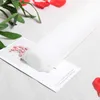 Décoration de mariage Pure White Gaze Serviette Advanced Light Foulard en soie Saint Valentin Proposition Party Room Decor Supplies HKD230808