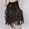 Vêtements de scène danse du ventre jupe complète danse pratique en mousseline de soie grande balançoire Performance femmes livraison directe