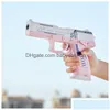 لعبة Gun Toys Airsoft USP Pistol Soft Manual Heat Toy Children Armas Blaster Sgun Model Adts Child Outdoor Games Boys Gifts Drop Droper