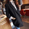 Women's Suits Blazers long section longsleeved suit jacket female wild thin small Korean women's clothing 230807