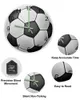 Wall Clocks Football Soccer Large Round Luminous Needles Clock Decor Room Hanging Ornaments Decoration Silent