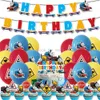 Thomas Train Theme Thomas Anniversaire Decorazioni per feste Baby Shower Party Balloons Cupcake Bandiere Decorazioni usa e getta HKD230808