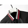 Minglu Ribbon Collar Mens Shirts Luxury Bee Design Long Sleeve Solid Color Mens Dress Shirts Plus Size 3xl 4xl Slim Man Shirts