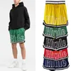 Projektantki szorty rhude szorty Summer Fashion Beach Pants Men Street noszenie czerwone niebieskie czarne fioletowe spodnie mens krótki