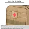 Day Packs Tactical EMT Pouch Molle EDC Bag Outdoor Kit di pronto soccorso Caccia Escursionismo Campeggio Pacchetto di emergenza Sport militari Borse di sopravvivenza 230807