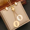 Kettingen Gouden Kleur Zirkoon Ster Hart Roestvrij Stalen Oorbellen Ketting Set Voor Vrouwen Meisjes Shining Cloud Metalen Sieraden