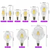 Diğer Ev Bahçesi Retro Edison E27 E14 LED Filament Ampul Lambası 220V240V Işık C35 G45 A60 ST64 G80 G95 G125 Cam Vintage Mum 230807